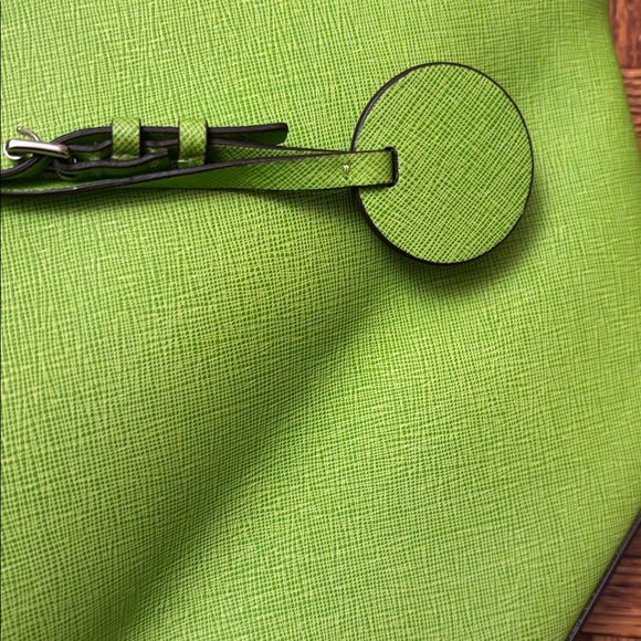 Michael Kors Lime Green Tote Bag - Picture 8 of 9
